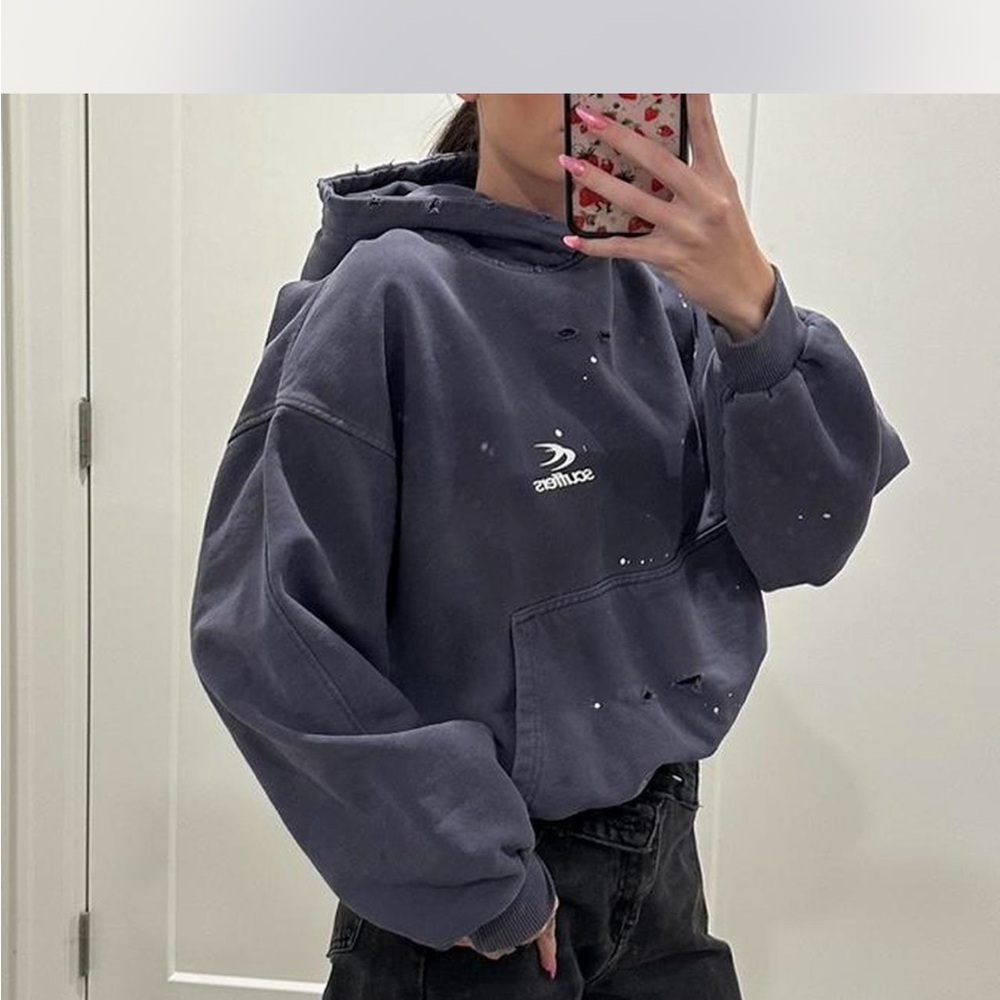 Scuffers Vintage Charcoal Hoodie